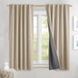NICETOWN 100% Blackout Curtains 63 inch Length, Rod Pocket & Back Tab Thermal by NICETOWN
