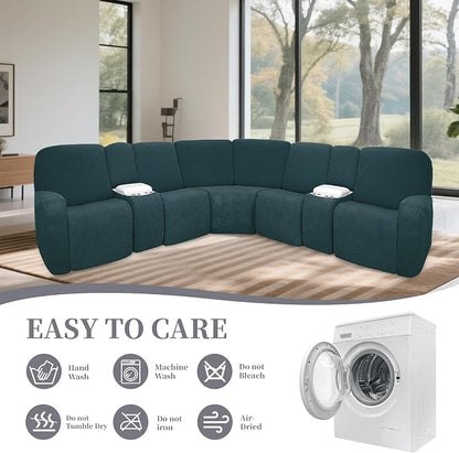 100% Waterproof Sectional Recliner Couch Covers - Image 8