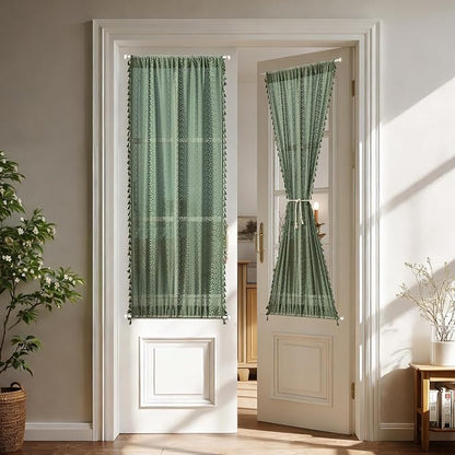 Sutuo Home Olive Green French Door Curtains by SutuoHome