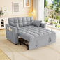 3-in-1 Convertible Sleeper Sofa Bed, 55 inch Small Couch by LITVZ