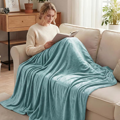 Exclusivo Mezcla Soft Large Fleece Throw Blanket - Image 2