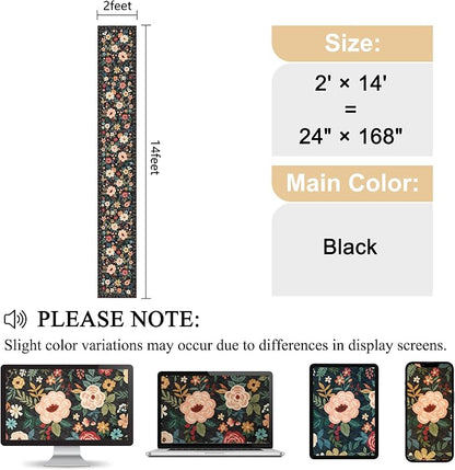 DUKINO 2x14 Runner Rug, Washable Long Kitchen Runner Rug Non Slip, Low Pile - Image 2