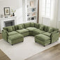 113'' V Shaped Cloud Sectional Sofa, Oversized Deep Seat Couches by WUTUTUEE
