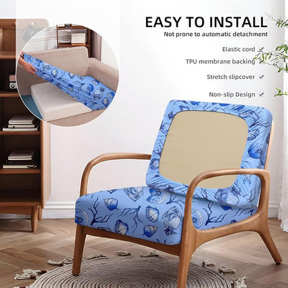 8PCS Patio Cushion Covers.Patio Furniture Couch SeatSlipcovers | Washable - Image 5