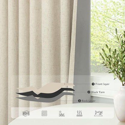 Extra Long Blackout Curtains for 10 Feet High Ceiling Living Room Large Window - Image 5