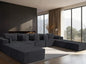 168" Cloud Sectional Couch, Comfort U Shaped Sofa by VYUXWO