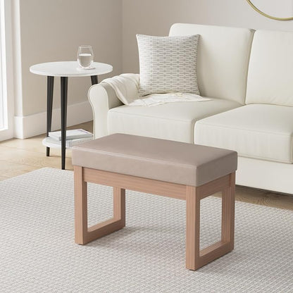 SIMPLIHOME Milltown Small Ottoman Bench - Image 2