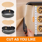 Silicone Baking Mat Roll -12IN x 10FT Non Stick Heat Resistant Food Grade Baking Mats, No Slip Reusable Freeze Dryer Mat,Pastry Mat,Countertop Protector Mat, Washable Oil-Proof Refrigerator Liners