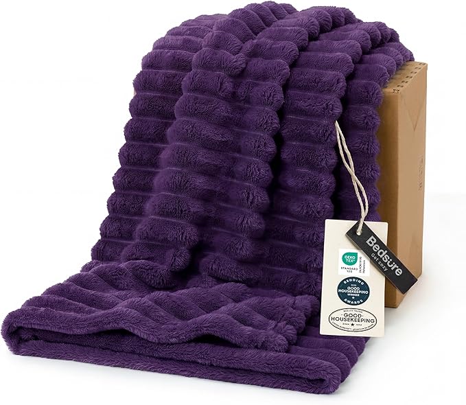 Bedsure Soft Twin XL Blanket for Bed Dorm Purple 66"x90" | Birthday Gifts for by Unknown