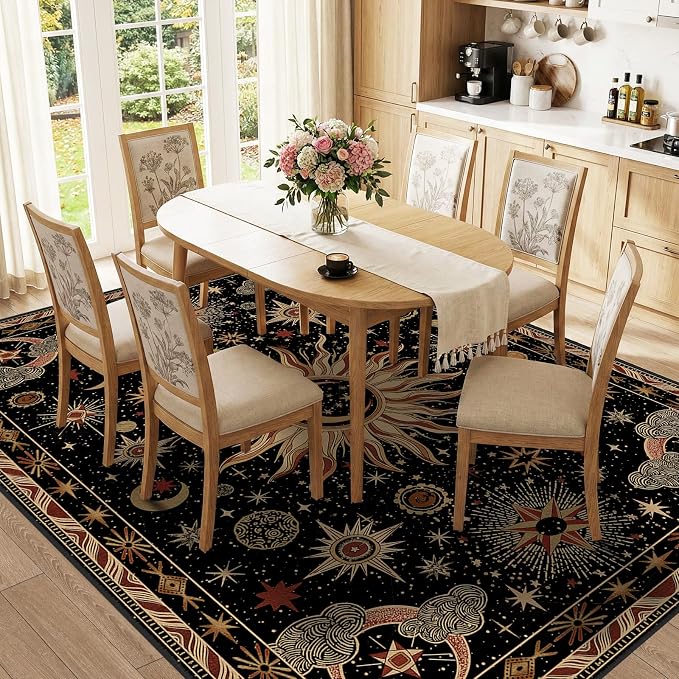 Vacuum-Friendly, 8x10 Washable Area Rug - Image 2
