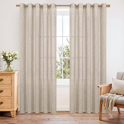 YoungsTex Natural Linen Curtains by YoungsTex
