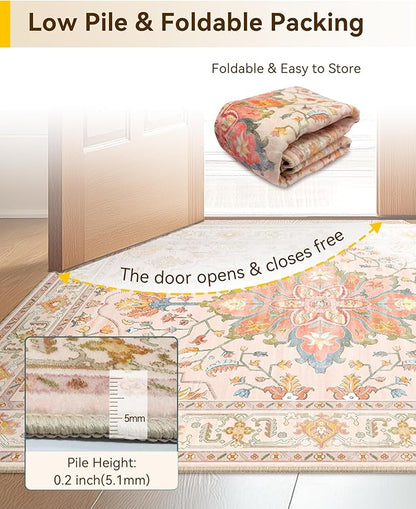 RELEANY Washable Area Rug, Runner 2'x10', Water Repellent, Pet Friendly - Image 5