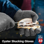 Schwer Ultimate Cut Resistant Gloves Beyond ANSI A9, Reinforced Stainless Steel Glove, Food Grade Mesh Metal Gloves for Butcher Meat Cutting, Oyster Shucking, Mandoline, Non-PFAS, PR1708 (XL, 2 PCS)