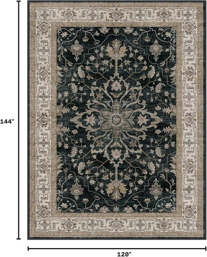 RELEANY Washable Area Rug, Large 10'x12', Water Repellent, Pet Friendly - Image 2