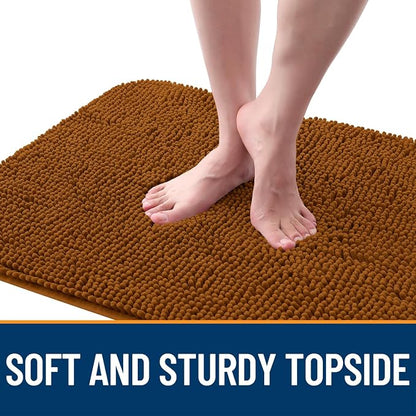OLANLY Dog Door Mat for Muddy Paws 36x24, Super Absorbent Chenille Mud Mat | - Image 4
