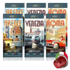 Artuzzi 120ct Compatible Nespresso Coffee Pods For Nespresso Original Machines | Espresso Ristretto Lungo Coffee Capsules | Espresso Variety Pack I Aluminum & Recyclable