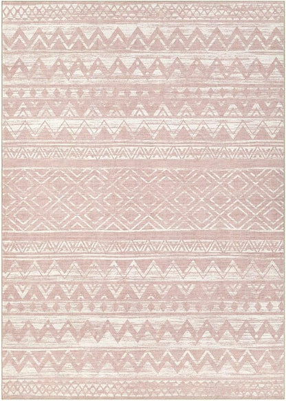 cotiled 6x9 Area Rugs for Living Room: Boho Washable Rug for Dining Room | - Image 10