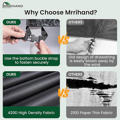 Mrrihand Chaise Lounge Cover, Patio Furniture Covers, Patio Lounge Chair Cover - Image 3