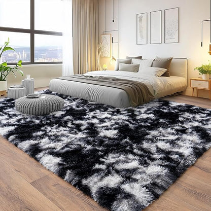 Large Area Rug for Living Room 10x14, Fluffy Shag Rug - Image 2