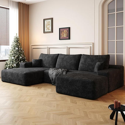 108" Sectional Couches for Living Room Cloud Couch Sofa - Image 6