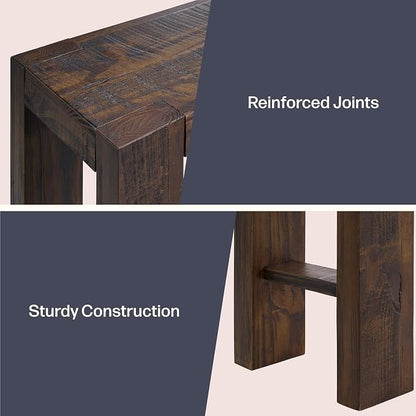Alaterre Furniture Classic Solid Wood Console Table - Image 5