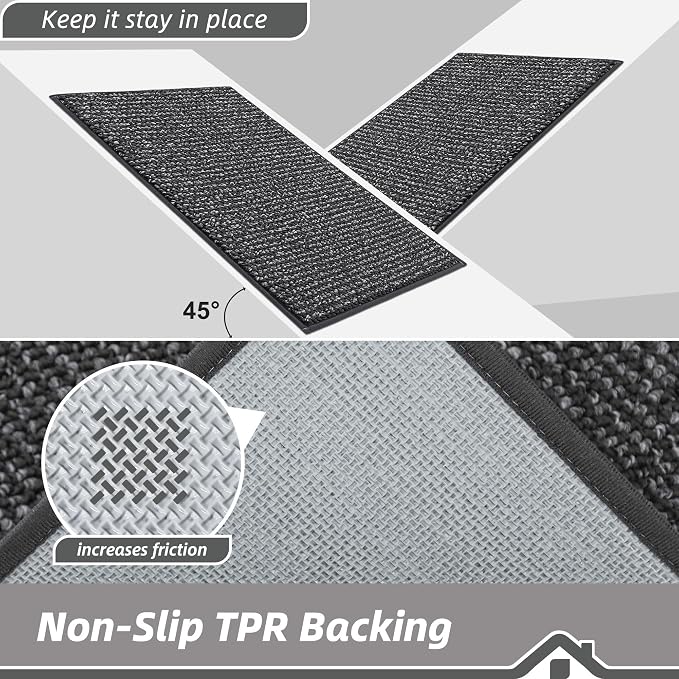 BEQHAUSE Kitchen Rugs 20"x32", Non-Slip Kitchen Mats - Image 4