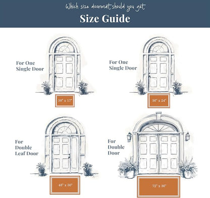 Barnyard Designs Natural Coco Coir Non-Slip Doormat | Heavy-Duty Welcome Mat - Image 5