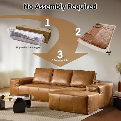 ovios 106" Cloud Boneless Couch - Image 4