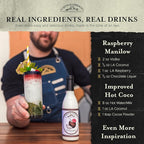 Liquid Alchemist Coconut Syrup for Drinks - Real Ingredients Make our Cream of Coconut Syrup a Perfect Pina Colada Drink Mix - Tropical Flavoring for Drinks - Vegan & Non-GMO (12 oz)