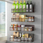 DTUQYX Magnetic Spice Rack for Refrigerator, 4 Pack 100% Metal Strong Magnet by DTUQYX