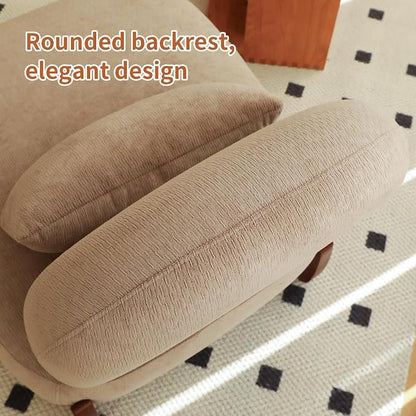 KEIKI Velvet Accent Chair, Armless Cloud Chair - Image 5