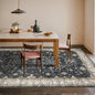 Boho Dining Room Rugs for Under Table by HazoHaus