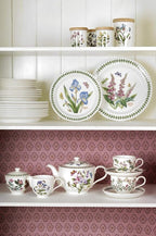 Portmeirion Botanic Garden 20oz Porcelain Mug, Sweet Pea Motif - Floral Coffee or Tea Cups with Chip Resistant Glaze, Microwave & Dishwasher Safe Drinkware Set - Floral Tea Party Décor
