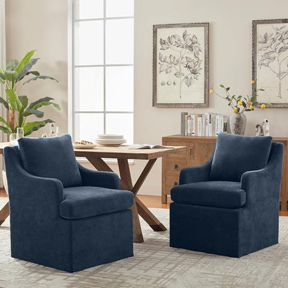 VKNOW Upholstered Dining Chairs Set of 2, Modern Kitchen Chairs Dinner Chairs by VKNOW