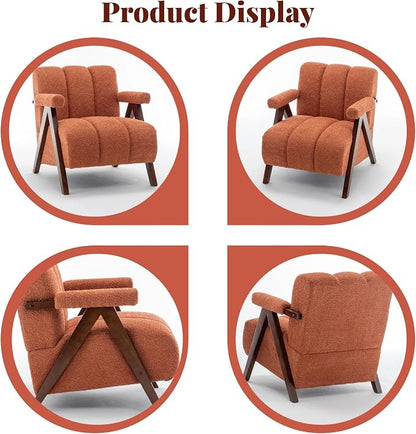 Mid Century Modern Accent Chairs Set of 2 - Image 6