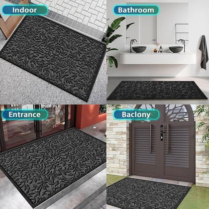 Bulijojo Sturdy Front Entrance Doormats, Durable Heavy Duty Welcome Mat - Image 6