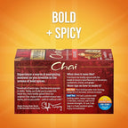 Twinings Chai Tea, Ultra Spice Chai Tea Bags with Cinnamon, Ginger, Cardamon, Clove for a Spicy Chai Tea Latte, 20 Tea Bags