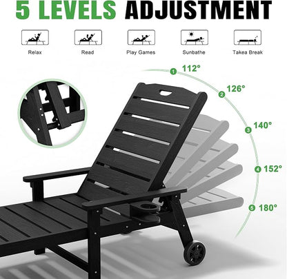 Outdoor Lounge Chair Set of 2 - Image 4