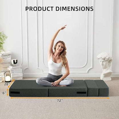 FILUXE Folding Sofa Bed | Convertible Sleeper Chair Bed - Image 2