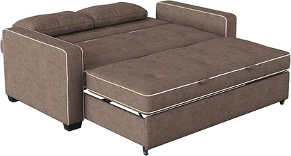 Serta Ainsley 72.6" Convertible Sleeper Sofa, Queen Size, Dreamcoil Comfort - Image 10