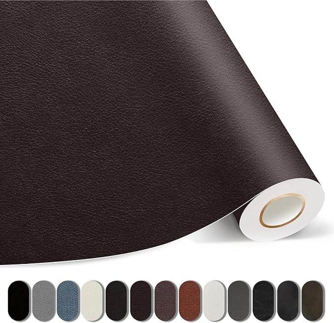 Leather Repair Patches, 17X237 Inch Self-Adhesive Leather Repair Tape, Stretch by GiveYourFurnitureaNewLife