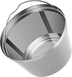 Reusable Coffee Filters 8-12 Cup Permanent Coffee Filters Basket Washable Compatible with Mr. Coffee Black & Decker Coffee Maker Filter Parts