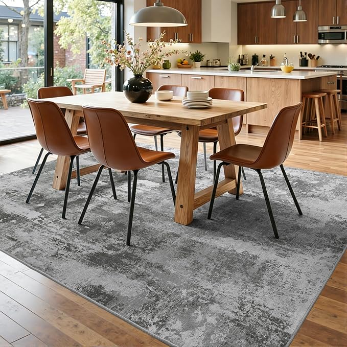 5x7 Ft Area Rugs for Living Room, Soft Non-Slip Washable Rugs Modern Abstract - Image 9
