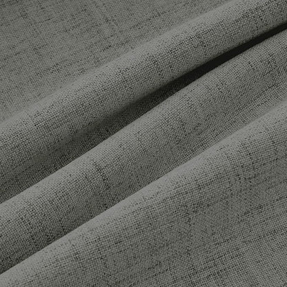 MIULEE 100% Blackout Linen Curtains 42 x 90 Inch Dark Grey 2 Panels | Thermal - Image 9