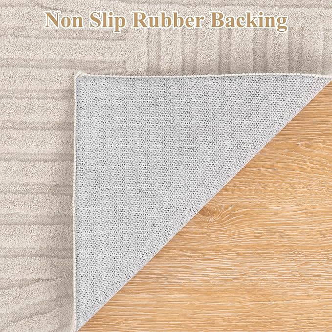 Pauwer 9x12 Area Rugs for Living Room, Modern Non Slip Washable Rug, Soft Fluffy - Image 4
