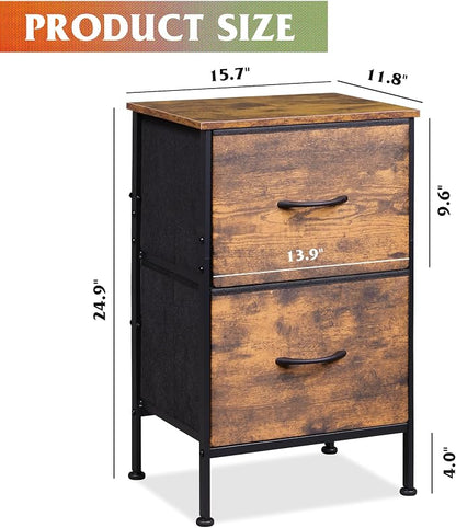 WLIVE Night Stand, Small Dresser - Image 3