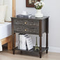 Nightstand, Farmhouse Bedside Table by Unknown