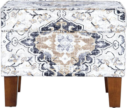 Homepop Home Decor |K7646-A862 | Upholstered Modern Rectangular Storage Ottoman - Image 10