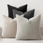 MIULEE Neutral Cream/Grey Decorative Pillow Covers 18x18 Inch Set of 4 Boho by MIULEE