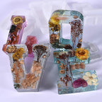 ESEDAGE 7 Inch Letter Resin Mold - 26 Pack English Alphabet Mold for Resin Casting & Soap Making